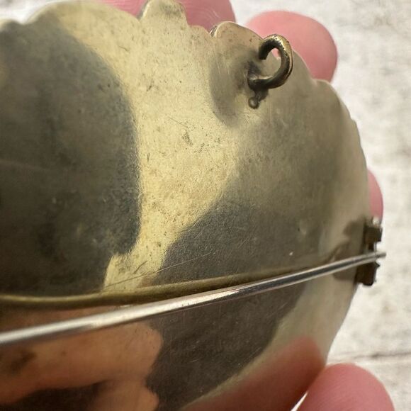 Antique Mourning Hair Locket Dear Mother Brooch - Picture 3 of 7